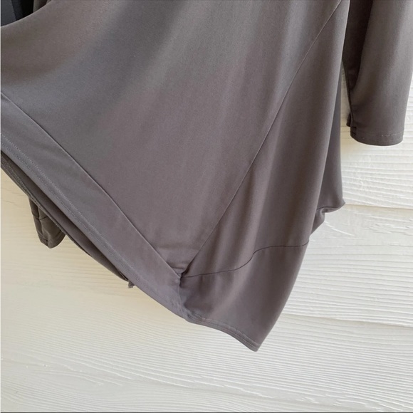 Planet Lauren G Grossman tunic top one Size Scoop Neck Asymmetric - Picture 4 of 10